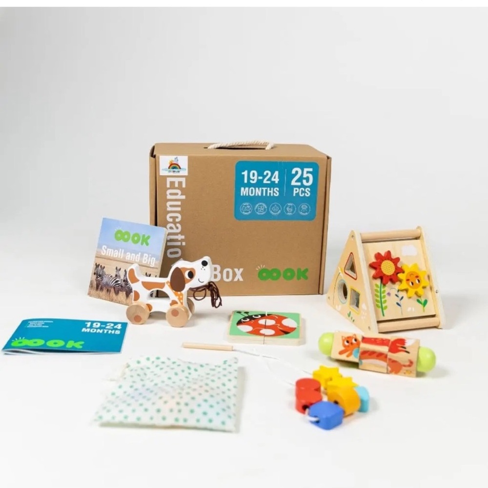 NWT TOOKYLAND Educational Age Toy Box for Preschool Kids and Toddlers
